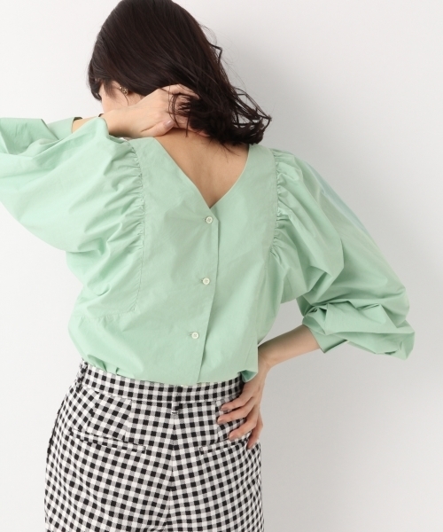 A part by（アパートバイ）の「【前後2WAY】CソデボリュームブラウスLS 780402（シャツ/ブラウス・レディース・ブラック/ブラウン/ライトグリーン/ナチュラル・FREE）」の10枚目の写真