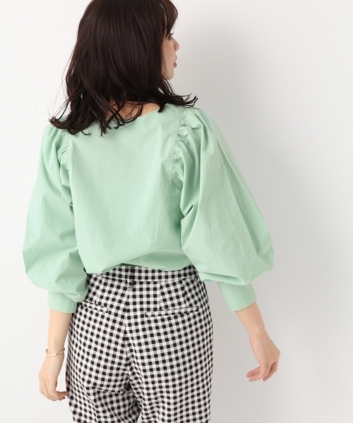 A part by（アパートバイ）の「【前後2WAY】CソデボリュームブラウスLS 780402（シャツ/ブラウス・レディース・ブラック/ブラウン/ライトグリーン/ナチュラル・FREE）」の18枚目の写真