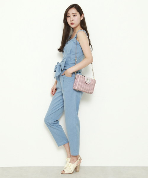 JILL by JILL STUART（ジルバイジルスチュアート）の「【CanCam 5月号掲載】カラービジューラタンショルダーバッグ（ショルダーバッグ・レディース・ホワイト/パープル/ライトグリーン・ﾌﾘ-）」の20枚目の写真