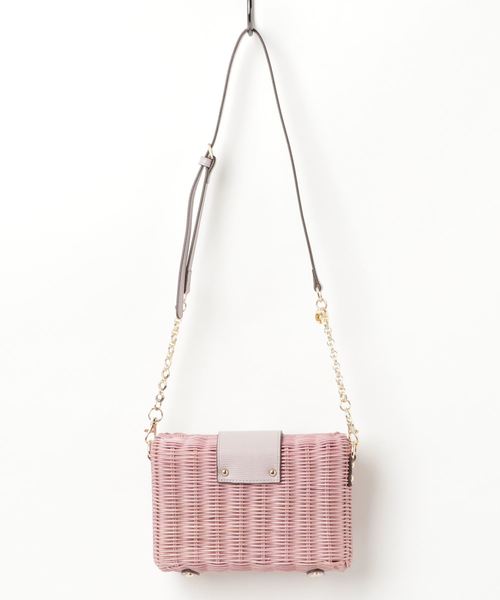 JILL by JILL STUART（ジルバイジルスチュアート）の「【CanCam 5月号掲載】カラービジューラタンショルダーバッグ（ショルダーバッグ・レディース・ホワイト/パープル/ライトグリーン・ﾌﾘ-）」の11枚目の写真