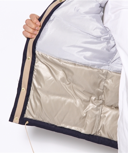 BEAUTY&YOUTH UNITED ARROWS（ビューティーアンドユースユナイテッドアローズ）の「BY ツイル ウォッシュ ダウン ベスト（ダウンベスト・メンズ・マスタード/ケリー/ネイビー・SMALL/MEDIUM/LARGE/X-LARGE）」の11枚目の写真