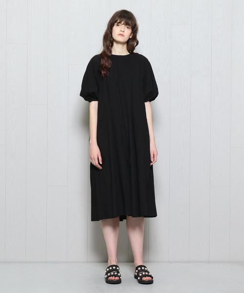 08sircus（ゼロエイトサーカス）の「＜08SIRCUS＞LAWN LONG DRESS/ドレス（ワンピース・レディース・ホワイト/ブラック・34）」の2枚目の写真