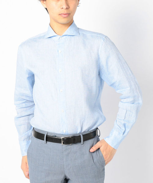 シップス アルビニ リネンシャツ 日本製 ALBINI 7分リネンシャツ｜メンズファッション通販 MEN'S BIGI