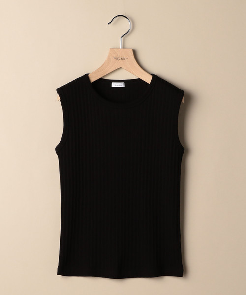 BEAUTY&YOUTH UNITED ARROWS（ビューティーアンドユースユナイテッドアローズ）の「BY スビンギザコットンリブノースリーブカットソー o（Tシャツ/カットソー・レディース・オレンジ系その他/ホワイト/ブラック・FREE）」の17枚目の写真