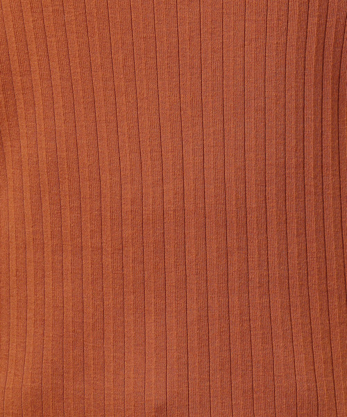 BEAUTY&YOUTH UNITED ARROWS（ビューティーアンドユースユナイテッドアローズ）の「BY スビンギザコットンリブノースリーブカットソー o（Tシャツ/カットソー・レディース・オレンジ系その他/ホワイト/ブラック・FREE）」の13枚目の写真