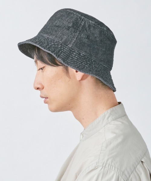 Lee（リー）の「【LEE】BUCKET DENIM / 【リー】バケット デニム ハット（ハット・メンズ・ブラック/ネイビー/ブルー系その他・57cm/58.5cm/58cm）」の8枚目の写真