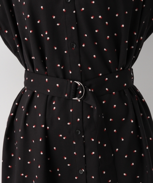 GLOBAL WORK（グローバルワーク）の「ベルトツキスキッパーワンピース/805937（ワンピース・レディース・ネイビー/ベージュ/ブラック・MEDIUM/LARGE）」の15枚目の写真