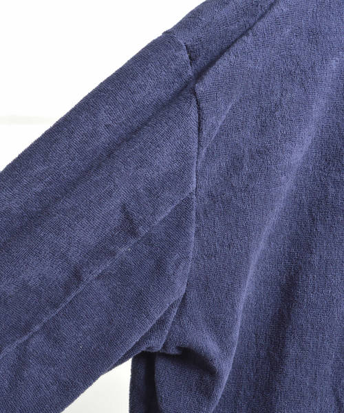 THING FABRICS(シングファブリックス)の「tHING FABRICS/シングファブリックス No Collar jacket(ノーカラージャケット・メンズ・ブラック/ネイビー・1/0)」の9枚目の写真