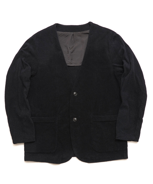 THING FABRICS(シングファブリックス)の「tHING FABRICS/シングファブリックス No Collar jacket(ノーカラージャケット・メンズ・ブラック/ネイビー・1/0)」の16枚目の写真