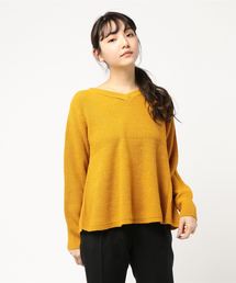 AMERICAN HOLIC | VネックAラインニットプルオーバー(ニット/セーター)