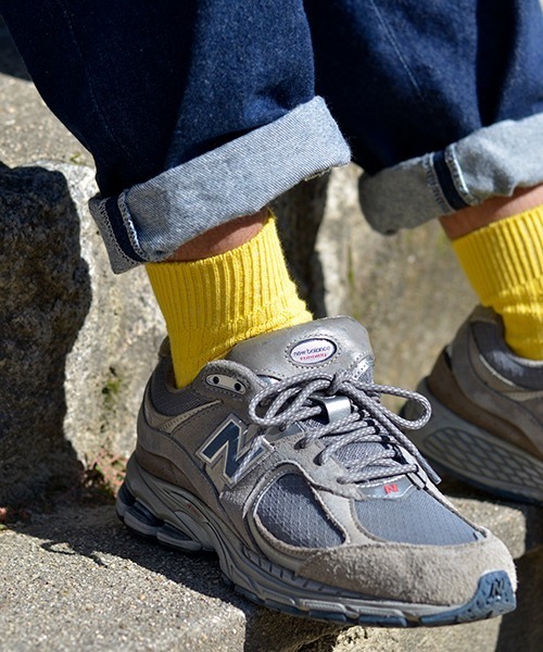 Fun & Daily（ファンアンドデイリー）の「F&D : USA Cotton サーマルカラーソックス（ソックス/靴下・レディース・ホワイト/モスグリーン/ネイビー/ピンク/イエロー/レッド/ブラウン/パープル/グレー/ブラック・FREE）」の16枚目の写真