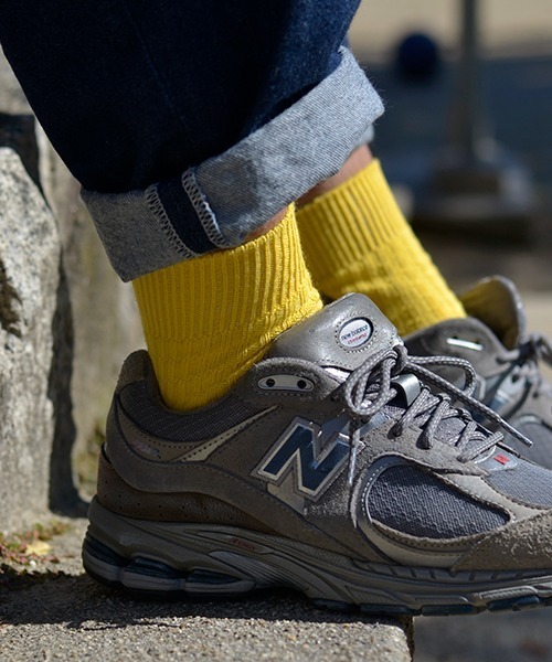 Fun & Daily（ファンアンドデイリー）の「F&D : USA Cotton サーマルカラーソックス（ソックス/靴下・レディース・ホワイト/モスグリーン/ネイビー/ピンク/イエロー/レッド/ブラウン/パープル/グレー/ブラック・FREE）」の13枚目の写真