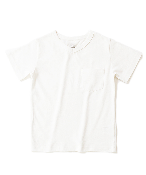 devirock（デビロック）の「パック入りVネックTシャツ（Tシャツ/カットソー・キッズ・ホワイト/テラコッタ/ブラック/カーキ/ピンク系その他/チャコール/ネイビー/ブルー系その他/グリーン系その他・150cm/140cm/110cm/160cm/100cm/120cm/90cm/130cm/80ｃｍ）」の19枚目の写真