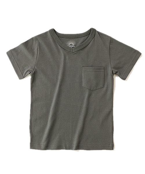 devirock（デビロック）の「パック入りVネックTシャツ（Tシャツ/カットソー・キッズ・ホワイト/テラコッタ/ブラック/カーキ/ピンク系その他/チャコール/ネイビー/ブルー系その他/グリーン系その他・150cm/140cm/110cm/160cm/100cm/120cm/90cm/130cm/80ｃｍ）」の21枚目の写真