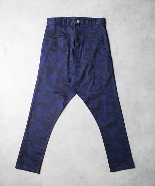 【14AW KAPITAL キャピタル ストレッチ パッチワーク ツィギーピエロパンツ 1】K1408LP45 サルエルスキニー ストレッチチノ コーデュロイ 