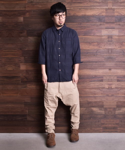 【14AW KAPITAL キャピタル ストレッチ パッチワーク ツィギーピエロパンツ 1】K1408LP45 サルエルスキニー ストレッチチノ コーデュロイ 