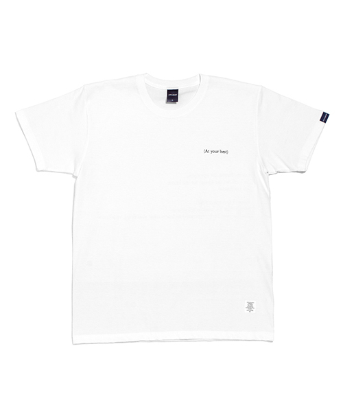 APPLEBUM(アップルバム)の「"At Your Best" T-shirt(Tシャツ/カットソー・メンズ・ホワイト・MEDIUM/LARGE/X-LARGE/XX-LARGE/SMALL)」の2枚目の写真