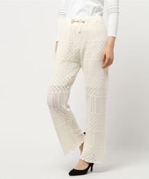 LOWRYS FARM | カギバリニットパンツ　832151(その他パンツ)