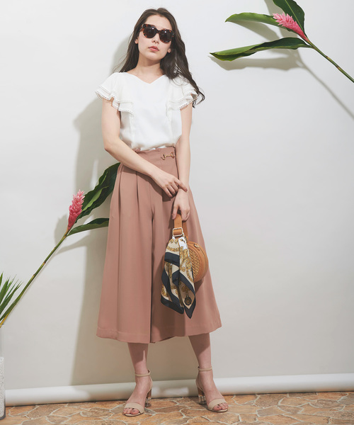 Noela - ラッフルフリルブラウス Noela ブラウス シャツ ラッフルフリルブラウス レディース