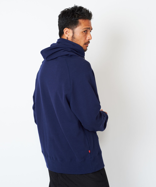 BUCCA 44（ブッカフォーティーフォー）の「【BUCCA 44】ブルドッグプリントプルオーバーパーカー（パーカー・メンズ・ネイビー/杢グレー・MEDIUM/LARGE/X-LARGE/XX-LARGE/XXX-LARGE）」の6枚目の写真