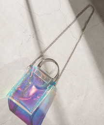 WEGO | WEGO/2WAYメタルハンドルクリアショルダーバッグ(ショルダーバッグ)