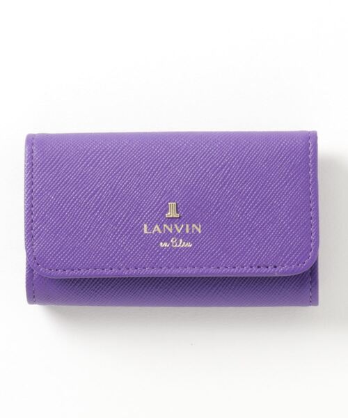 LANVIN en Bleu（ランバンオンブルー）の「リュクサンブール キーケース（キーケース/キーアクセサリー・レディース・ミント/ダークネイビー/ライトイエロー/ピンク/ローズ/ブルー系その他/ピンク系その他/ラベンダー/パープル/ダークグリーン系/ダークブラウン・FREE/フリー）」の6枚目の写真