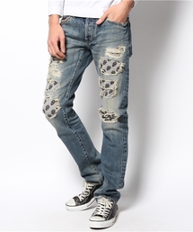 HYSTERIC GLAMOUR | RS/TANG SCRATCH pt REMAKE加工 デニムスリムストレートPT(その他パンツ)