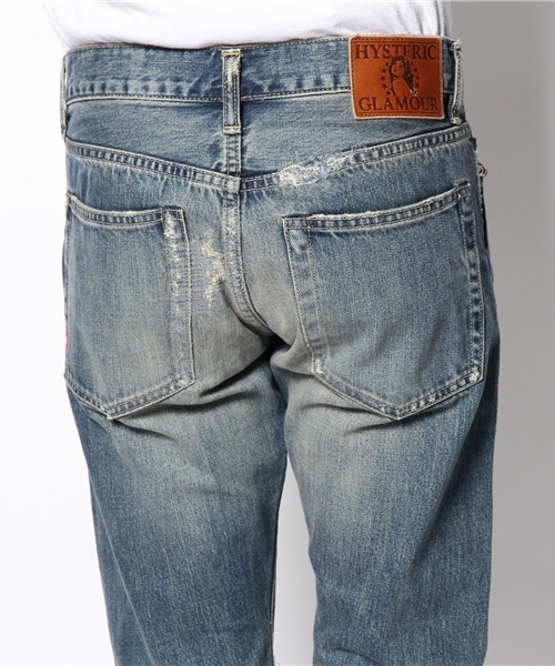 HYSTERIC GLAMOUR（ヒステリックグラマー）の「RS/TANG SCRATCH pt REMAKE加工 デニムスリムストレートPT（その他パンツ・メンズ・インディゴブルー・32inch/30inch/29inch/34inch/31inch/28inch）」の10枚目の写真