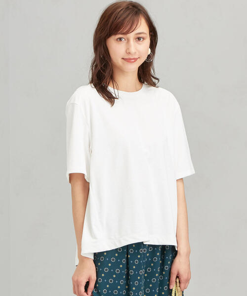 green label relaxing（グリーンレーベルリラクシング）の「CFC テンジク BIG Tシャツ（Tシャツ/カットソー・レディース・ネイビー/ブラック/オフホワイト/ダークグリーン・FREE）」の2枚目の写真