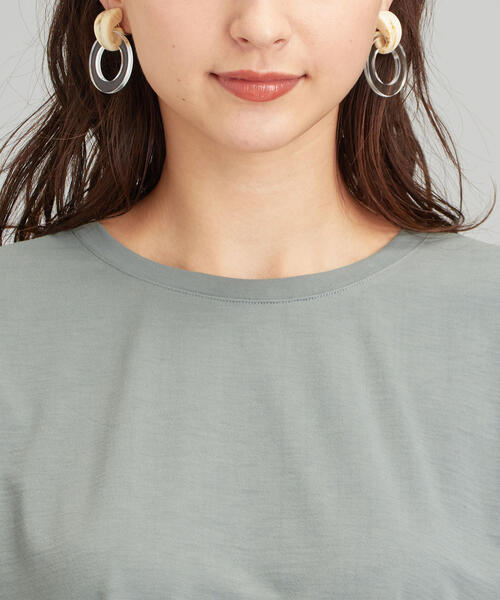 green label relaxing（グリーンレーベルリラクシング）の「CFC テンジク BIG Tシャツ（Tシャツ/カットソー・レディース・ネイビー/ブラック/オフホワイト/ダークグリーン・FREE）」の10枚目の写真