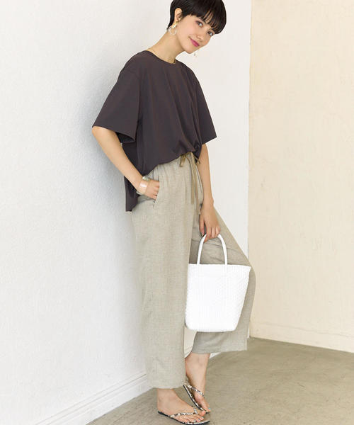 green label relaxing（グリーンレーベルリラクシング）の「CFC テンジク BIG Tシャツ（Tシャツ/カットソー・レディース・ネイビー/ブラック/オフホワイト/ダークグリーン・FREE）」の9枚目の写真