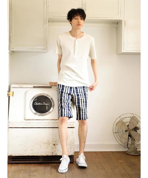 CRAFT STANDARD BOUTIQUE（クラフトスタンダードブティック）の「ワッフルヘンリーネックプルオーバー○（Tシャツ/カットソー・メンズ・ホワイト系その他/グレー系その他/グレー系その他2・LL/M/L）」の14枚目の写真