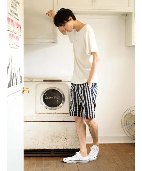 CRAFT STANDARD BOUTIQUE（クラフトスタンダードブティック）の「ワッフルヘンリーネックプルオーバー○（Tシャツ/カットソー・メンズ・ホワイト系その他/グレー系その他/グレー系その他2・LL/M/L）」の15枚目の写真