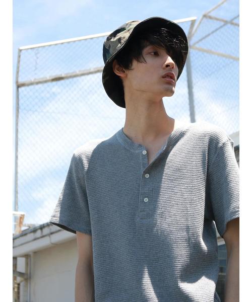 CRAFT STANDARD BOUTIQUE（クラフトスタンダードブティック）の「ワッフルヘンリーネックプルオーバー○（Tシャツ/カットソー・メンズ・ホワイト系その他/グレー系その他/グレー系その他2・LL/M/L）」の20枚目の写真