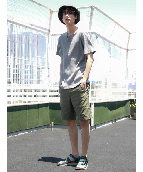 CRAFT STANDARD BOUTIQUE（クラフトスタンダードブティック）の「ワッフルヘンリーネックプルオーバー○（Tシャツ/カットソー・メンズ・ホワイト系その他/グレー系その他/グレー系その他2・LL/M/L）」の2枚目の写真