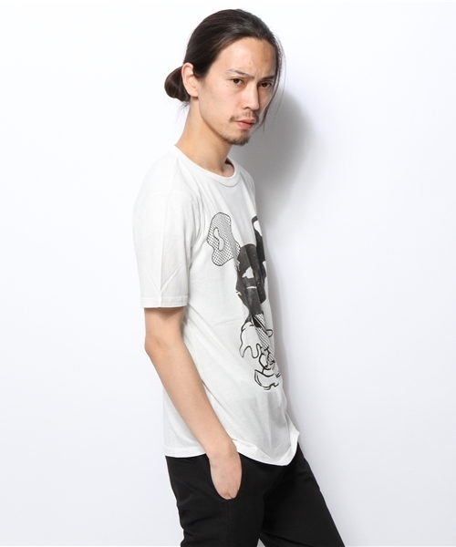 OUTLET(アウトレット)の「【Ciaopanic】SMOKELIP(Tシャツ/カットソー・メンズ・ホワイト系その他・LARGE/MEDIUM)」の3枚目の写真