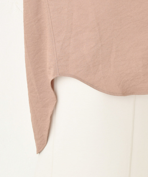 DouDou（ドゥドゥ）の「バックロングシャツ（シャツ/ブラウス・レディース・ベージュ/ブルー/ピンクベージュ・FREE）」の20枚目の写真