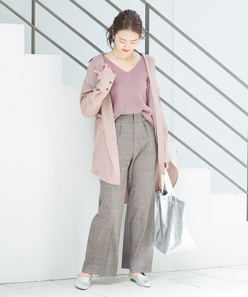 DouDou（ドゥドゥ）の「バックロングシャツ（シャツ/ブラウス・レディース・ベージュ/ブルー/ピンクベージュ・FREE）」の11枚目の写真