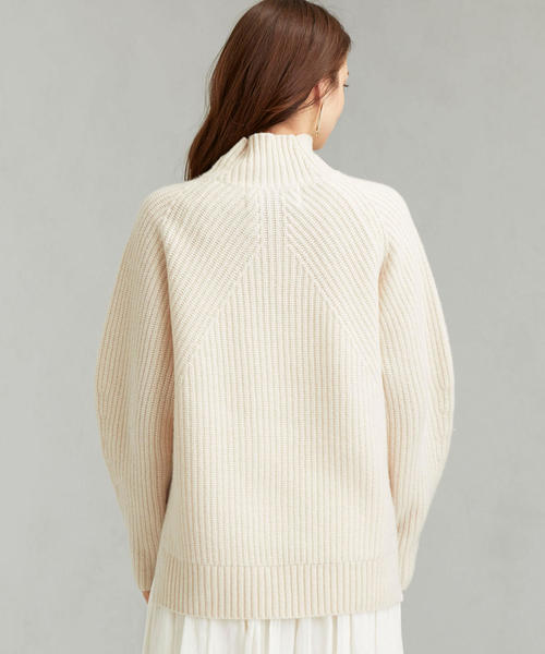 green label relaxing（グリーンレーベルリラクシング）の「[ ハミルトン ] HAMILTON SC カタアゼ ハイネック ニット（ニット/セーター・レディース・ナチュラル/ブラック/レッド/モカ/ライトグレー/ターコイズブルー・FREE）」の18枚目の写真