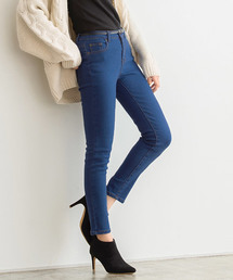 Pierrot | [保湿][裏起毛]アンクル丈スキニーデニム(デニムパンツ)