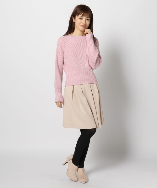 トップス Mischコンパクトドルマンニット ニット セーター Misch Masch ミッシュマッシュ のファッション