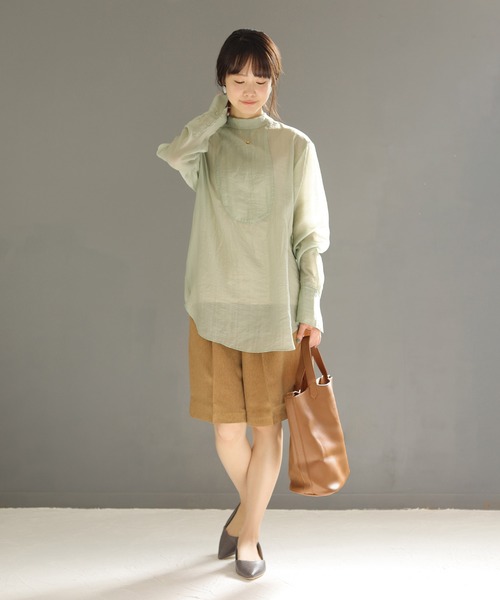 SESTO(セスト)の「レザー調ショルダートートバッグ(トートバッグ・レディース・ベージュ/ブラック/キャメル・ONE SIZE)」の12枚目の写真