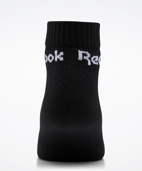 Reebok(リーボック)の「アクティブ コア アンクル ソックス 3足組 / Active Core Ankle Socks 3 Pairs(ソックス/靴下・メンズ・ブラック/ホワイト×ブラック/ホワイト・SMALL/LARGE/MEDIUM/X-LARGE)」の6枚目の写真