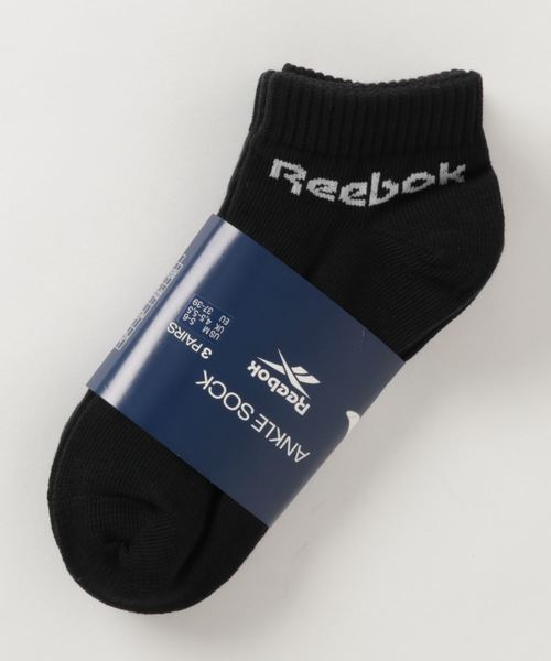 Reebok(リーボック)の「アクティブ コア アンクル ソックス 3足組 / Active Core Ankle Socks 3 Pairs(ソックス/靴下・メンズ・ブラック/ホワイト×ブラック/ホワイト・SMALL/LARGE/MEDIUM/X-LARGE)」の5枚目の写真