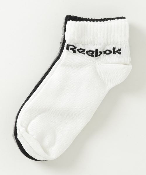 Reebok(リーボック)の「アクティブ コア アンクル ソックス 3足組 / Active Core Ankle Socks 3 Pairs(ソックス/靴下・メンズ・ブラック/ホワイト×ブラック/ホワイト・SMALL/LARGE/MEDIUM/X-LARGE)」の7枚目の写真