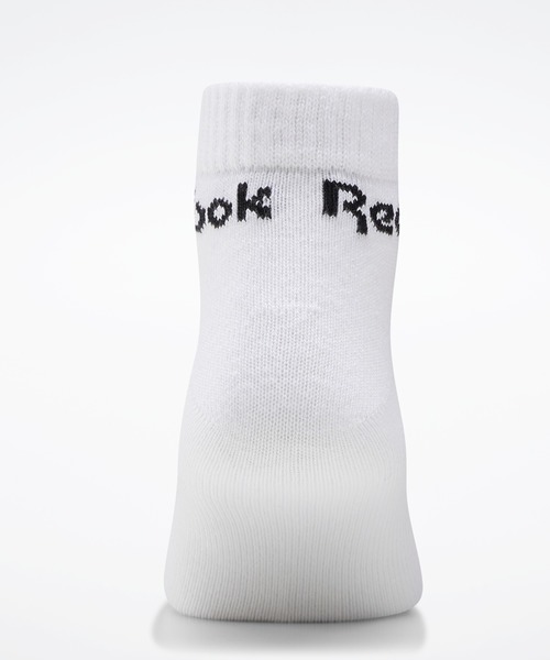 Reebok(リーボック)の「アクティブ コア アンクル ソックス 3足組 / Active Core Ankle Socks 3 Pairs(ソックス/靴下・メンズ・ブラック/ホワイト×ブラック/ホワイト・SMALL/LARGE/MEDIUM/X-LARGE)」の9枚目の写真