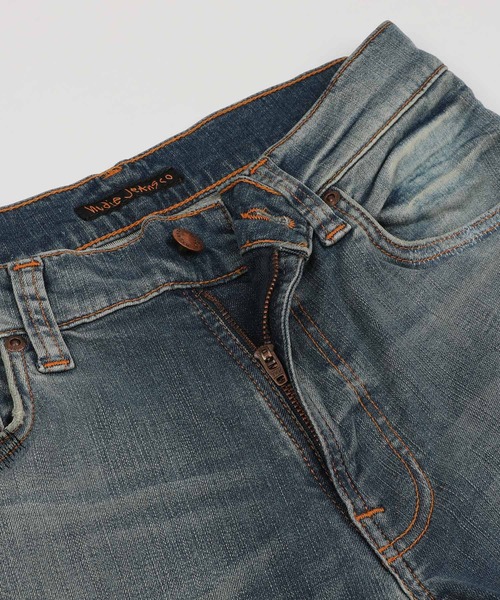 Nudie Jeans（ヌーディージーンズ）の「Nudie Jeans ヌーディージーンズ Thin Finn Authentic Repair 11ozコンフォートストレッチデニム 113127030（デニムパンツ・メンズ・インディゴブルー・30/28/29/32/31）」の10枚目の写真
