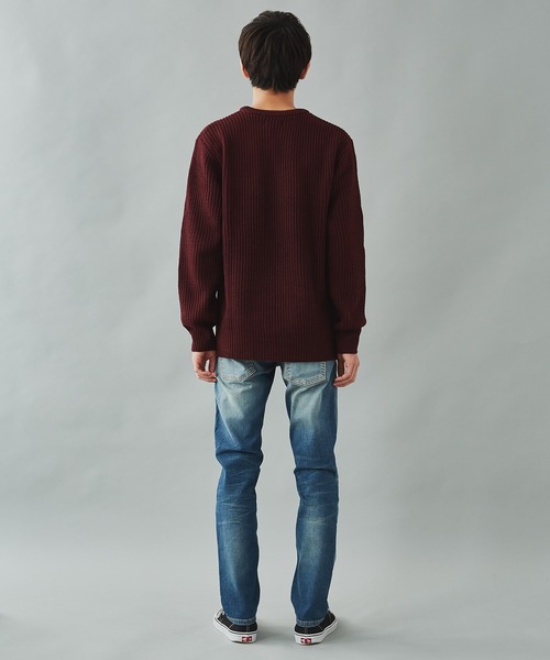 Nudie Jeans（ヌーディージーンズ）の「Nudie Jeans ヌーディージーンズ Thin Finn Authentic Repair 11ozコンフォートストレッチデニム 113127030（デニムパンツ・メンズ・インディゴブルー・30/28/29/32/31）」の14枚目の写真