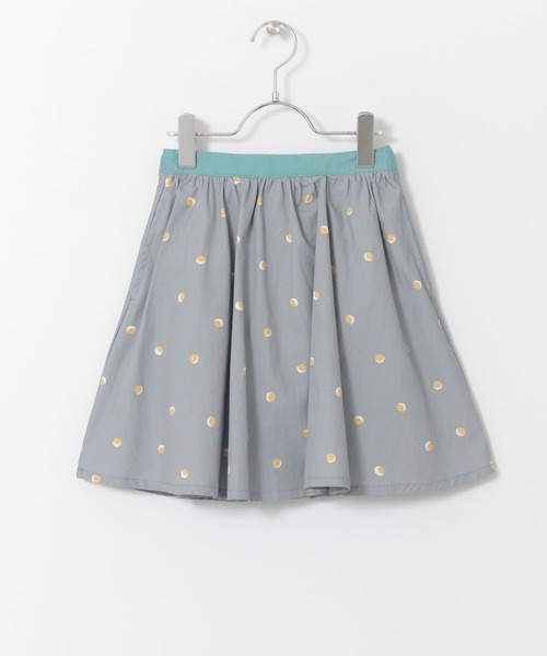 カラードットフレアスカート Kids