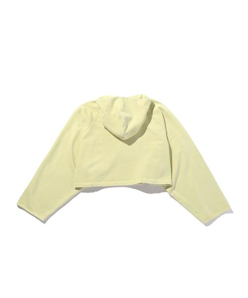 Jieda（ジエダ）の「＜JieDa＞ SHORT HOODIE/パーカー（パーカー・メンズ・ブラック/ライム・FREE）」の10枚目の写真